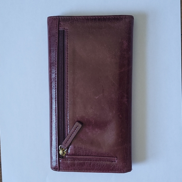 Bosca Maroon Leather Wallet - Picture 2 of 3